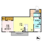 ゼフィールコパンの間取り画像