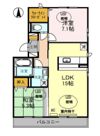 クロスロードⅡ A棟の間取り画像