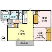 クラヴィエの間取り画像