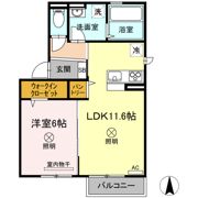 グランフェリス B棟の間取り画像