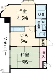 松本ハイツの間取り画像