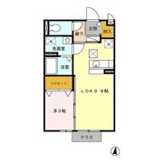 セジュール パルフェⅡの間取り画像