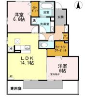 セジュール・ルーエの間取り画像