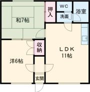 ドミール幸Iの間取り画像