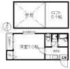 ポラリスCozy姪浜の間取り画像
