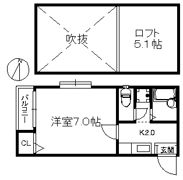 ポラリスCozy姪浜の間取り画像