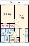 パナハイツ鏡Bの間取り画像
