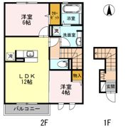 プラムⅡの間取り画像