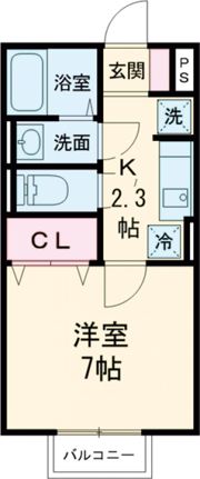 ホープハウスⅢの間取り画像