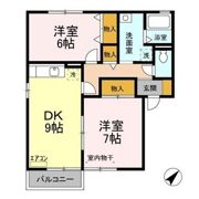 コモンシティハイツ H Hの間取り画像