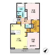 シゴーニュの間取り画像