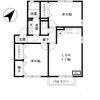 アドラブール岩井の間取り画像