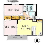 シャルマン ヴィラージュAB棟 A棟の間取り画像