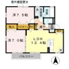 シャルマン ヴィラージュAB棟 A棟の間取り画像