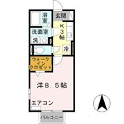 シエスタ学園南の間取り画像
