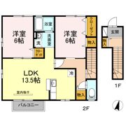 ローズコートKARENの間取り画像