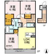 リヤン神園の間取り画像