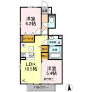 花笑み荘 A棟の間取り画像