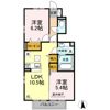 花笑み荘 A棟の間取り画像