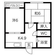 昭栄コーポの間取り画像
