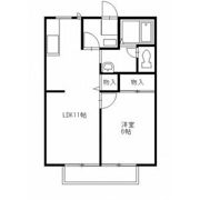 コーポ川西の間取り画像