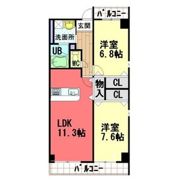 ラ・トゥール代官町の間取り画像