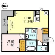 カーサ ベルシーの間取り画像