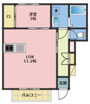 Dio赤間の間取り画像