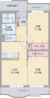 ベアテスPTMⅡの間取り画像