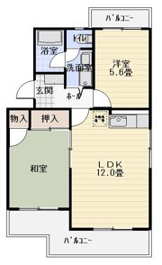 エタニティーⅡの間取り画像