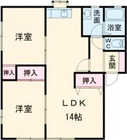 フォーミュラ鎗田の間取り画像