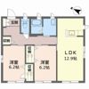 コモンシティ虹ヶ丘一戸建借家Bの間取り画像