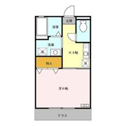 フライハイツラオムの間取り画像