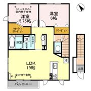 バンブカーサの間取り画像