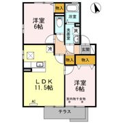 アーベル ユイ Bの間取り画像