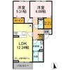 アルタフォーレ Aの間取り画像