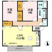 ハイグラッド Bの間取り画像