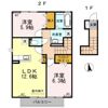 ハイム杉山 A棟の間取り画像