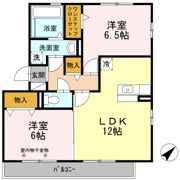 キセギ シロエⅡの間取り画像