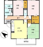 グレイスコート D棟の間取り画像