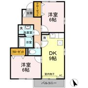 セジュールほんどう A棟の間取り画像