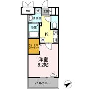 ソレイユ大西の間取り画像