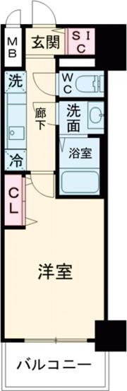 ディアレイシャス浅間町の間取り画像
