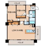 グラート岡崎の間取り画像