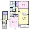 ジュネス矢田Ⅲの間取り画像