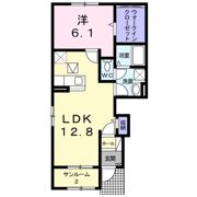 ブリリアント Ⅱの間取り画像