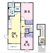 シャン・ド・フルールBの間取り画像