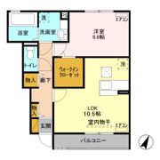レジデンスMIYABI Aの間取り画像