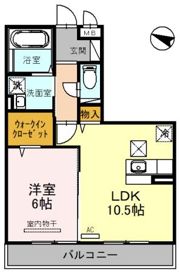 ウィスタリア Gの間取り画像