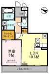 ウィスタリア Gの間取り画像